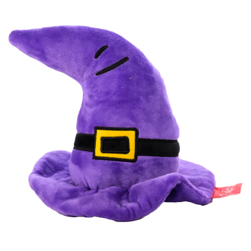 Dog's Life Hat Plush Dog Toys Witch Hat