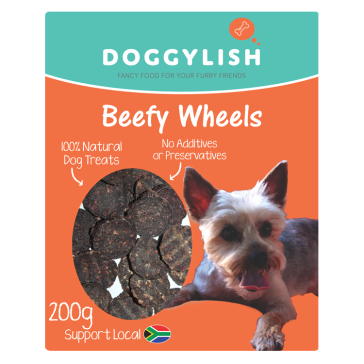 Doggylish Beefy Wheels Dog Treats