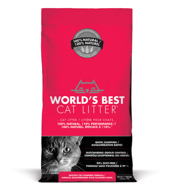 World's Best Multiple Cat Clumping Cat Litter