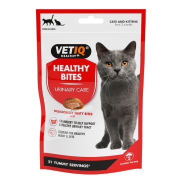 Vet IQ Healthy Bites Urinary Care Cat Treats - 65g