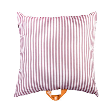 Marltons Striped Aubergine Pet Cushion