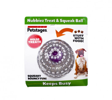 Petstages Nubbiez Squeaker Ball Dog Toy