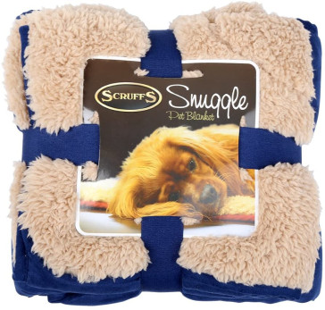 Scruffs Cosy Snuggle Pet Blanket - Blue