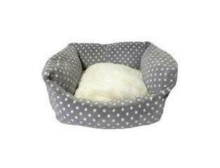 Rosewood Spot Dog Bed Small - Grey