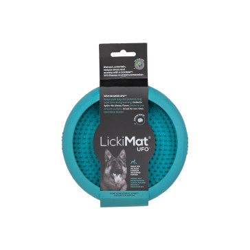 Lickimat UFO Lick Mat for Dogs - Turquoise