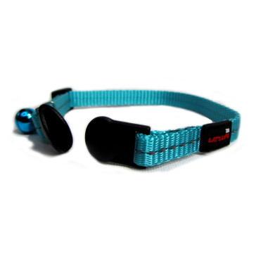 Cat's Life Supersoft Reflective Cat Collar - Turquoise