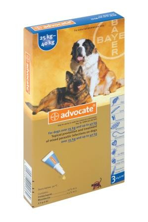 Advocate X-Large Dog Tick, Flea & Worm Treatment -25-40kg