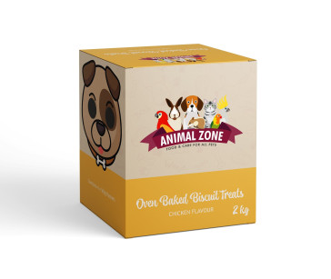 Animal Zone Oven Baked Chicken Dog Biscuits - 2kg