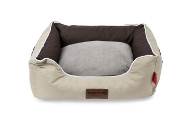 Dog's Life Waterproof Premium Country Bed - Brown