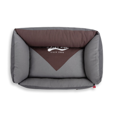 Dog's Life Vintage Lounger Grey Waterproof Dog Bed