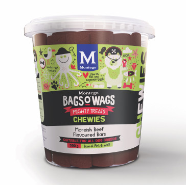 Montego Bags O Wags Moreish Beef Chewies Dog Treats