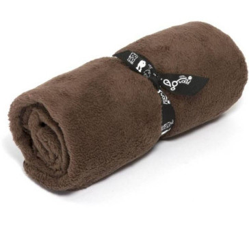 Wagworld Blankies Fleece Dog Blanket -Chocolate