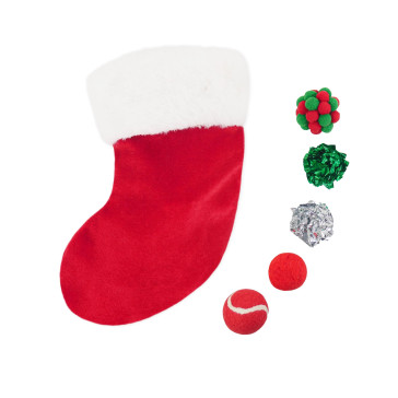 Rosewood Christmas Stocking Plush Cat Toys