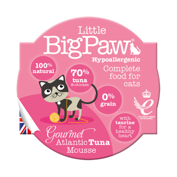 Little Big Paw Gourmet Atlantic Tuna Mousse Cat Food