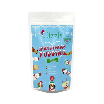 Gizzls Christmas Pudding Dog Treats - 50 Treats