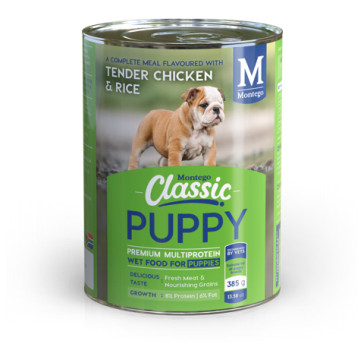 Montego Classic Tender Chicken & Soft Cooked Rice Canned Puppy Food