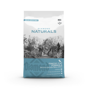 Diamond Naturals Finicky Cat Chicken and Rice All Life Stages Cat Food