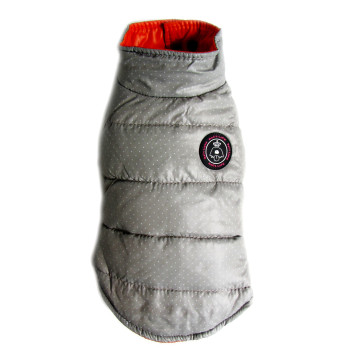 Dog's Life Polka Dot Dog Parka-Khaki