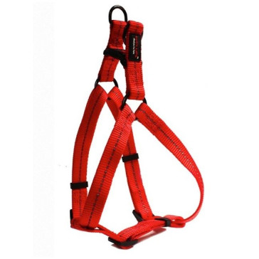 Dog's Life Reflective Supersoft Webbing Step-in Dog Harness-Red