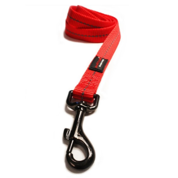 Dog's Life Reflective Supersoft Webbing Dog Lead-Red