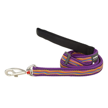 Red Dingo Design Adjustable Dog Lead - Dreamstream Purple