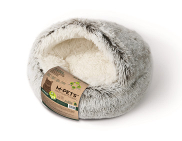 M-Pets Snugo Eco Pet Bed - Grey