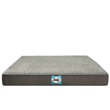 Sealy Cushy Comfy Dog Bed Replacement Cover- Modern Grey