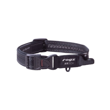 Rogz AirTech Classic Dog Collar - Nightsky Black