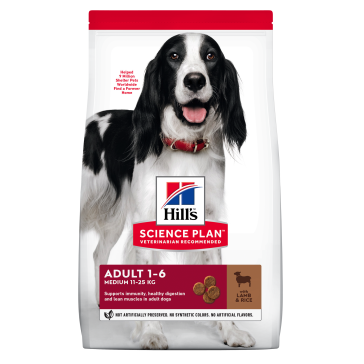 Hill's Science Plan Adult Medium Breed Lamb & Rice Dog Food