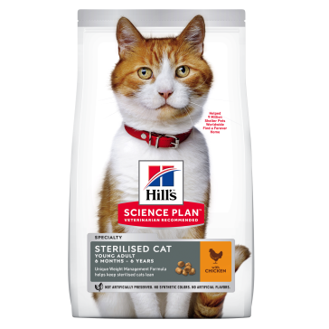 Hill's Science Plan Sterilised Young Adult Cat Food