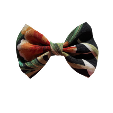 The Tropical Hello Dog Bow Tie