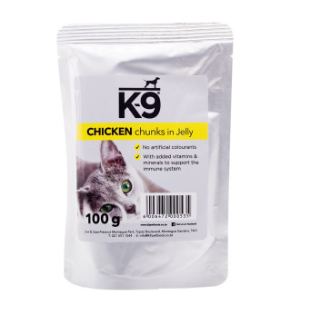 K-9 Chicken Chunks in Jelly Cat Food Pouch