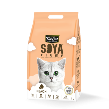 Kit Cat Peach Soya Clump Cat Litter