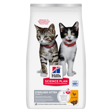  Hill's Science Plan Chicken Sterilised Kitten Food