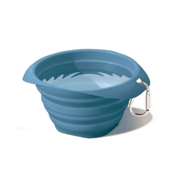 Kurgo Collaps A Collapsible Travel Dog Bowl - Blue