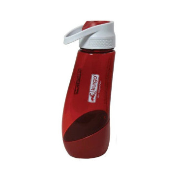 Kurgo Gourd Travel Dog Water Bottle & Bowl - Barn Red