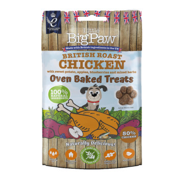 Little Big Paw British Roast Chicken Oven Baked Dog Treats