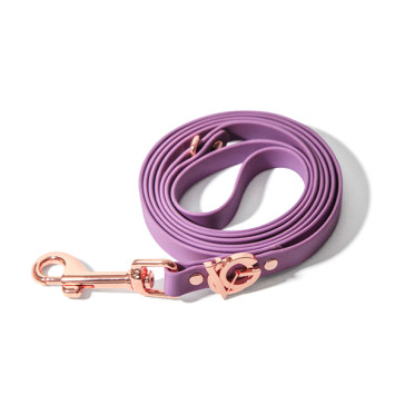 Valgray Premium Small Breed Dog Lead - Lilac & Rose Gold