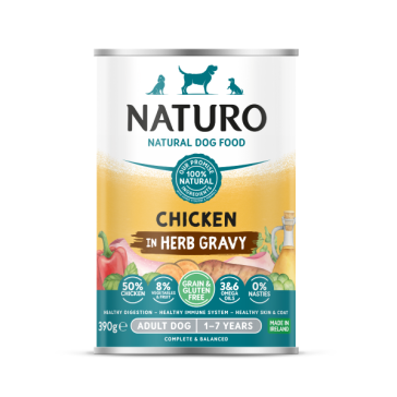 Naturo Chicken in Herb Gravy Wet Adult Dog Food