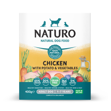 Naturo Chicken with Potato and Vegetables Wet Adult Dog Food