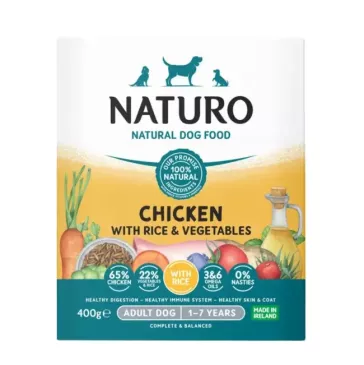 Naturo Chicken with Rice and Vegetables Wet Adult Dog Food