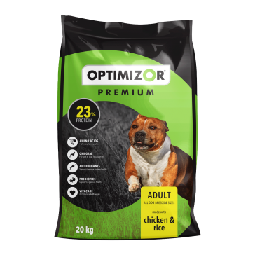Optimizor Premium Chicken and Rice Adult Dog Food
