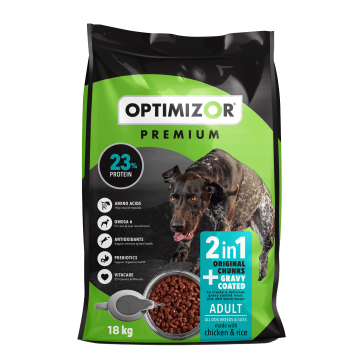 Optimizor Premium 2-in-1 Gravy Coated Adult Dog Food