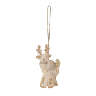 Rosewood Patchwork Reindeer Small Pet Gnaw