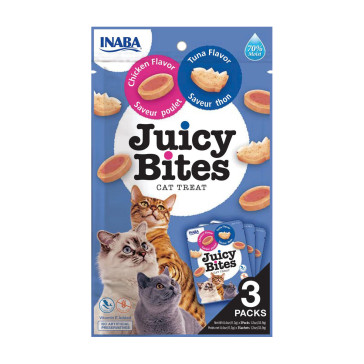 Juicy Bites Tuna & Chicken Cat Treats - 3 Pack