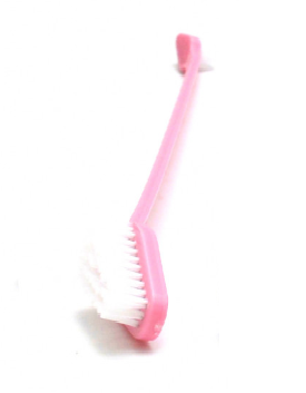 Pet Dent Dog Toothbrush-Pink