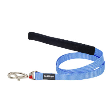 Red Dingo Fixed Dog Lead - Mid Blue