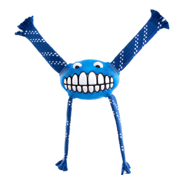 Rogz Flossy Grinz Oral Care Dog Toy-Blue
