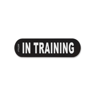 Rogz Personalised Pre-Made Velcro Dog Harness Badge - In Training