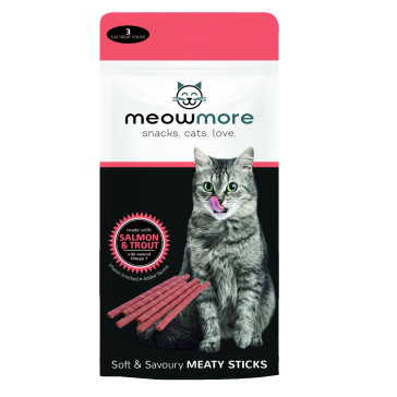 Meow More Salmon and Trout Cat Treat - 15g